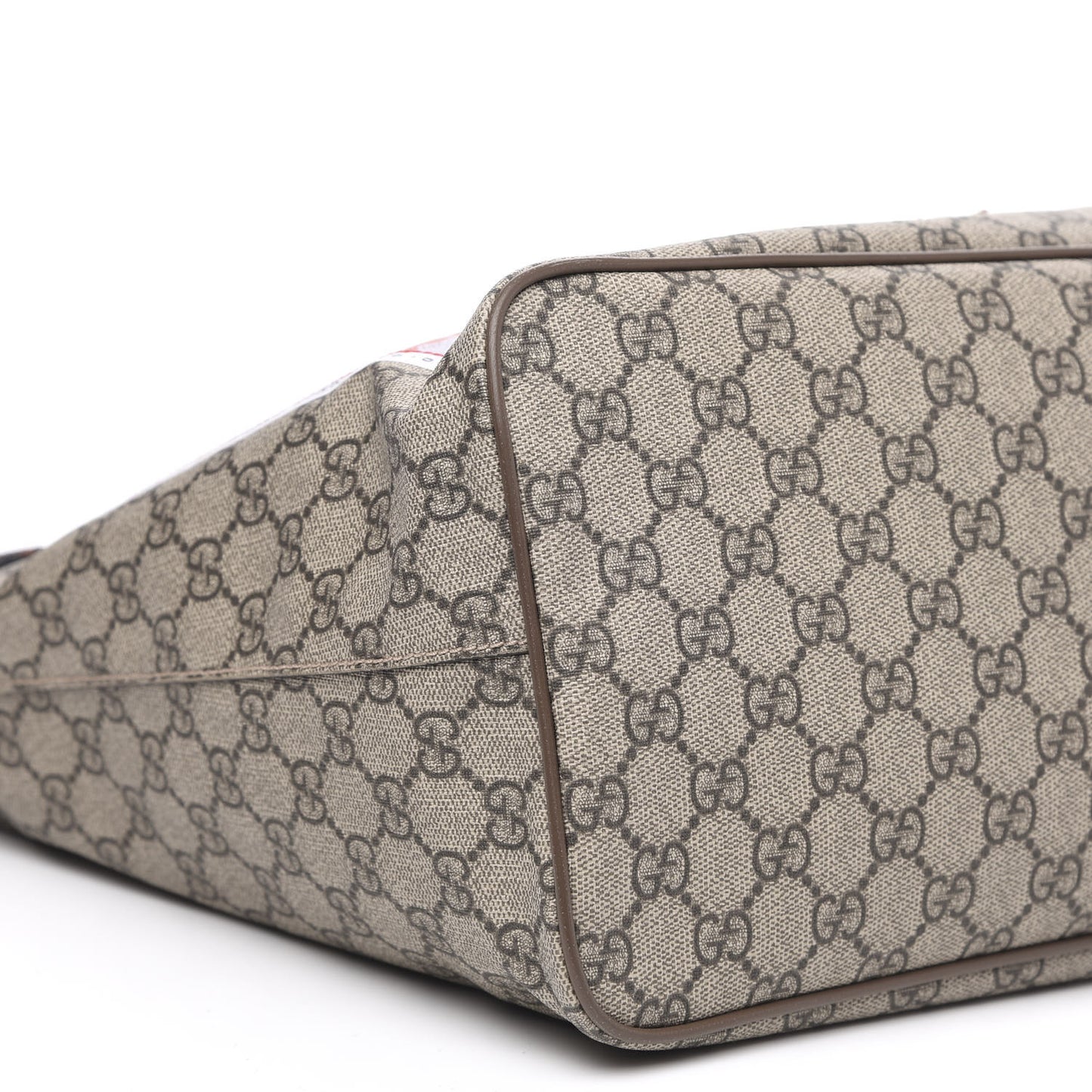 Soft GG Supreme Monogram Courrier Medium Crossbody Tote Beige New Acero