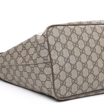 Gucci Soft GG Supreme Monogram Courrier Medium Crossbody Tote Beige New Acero 8 of 10