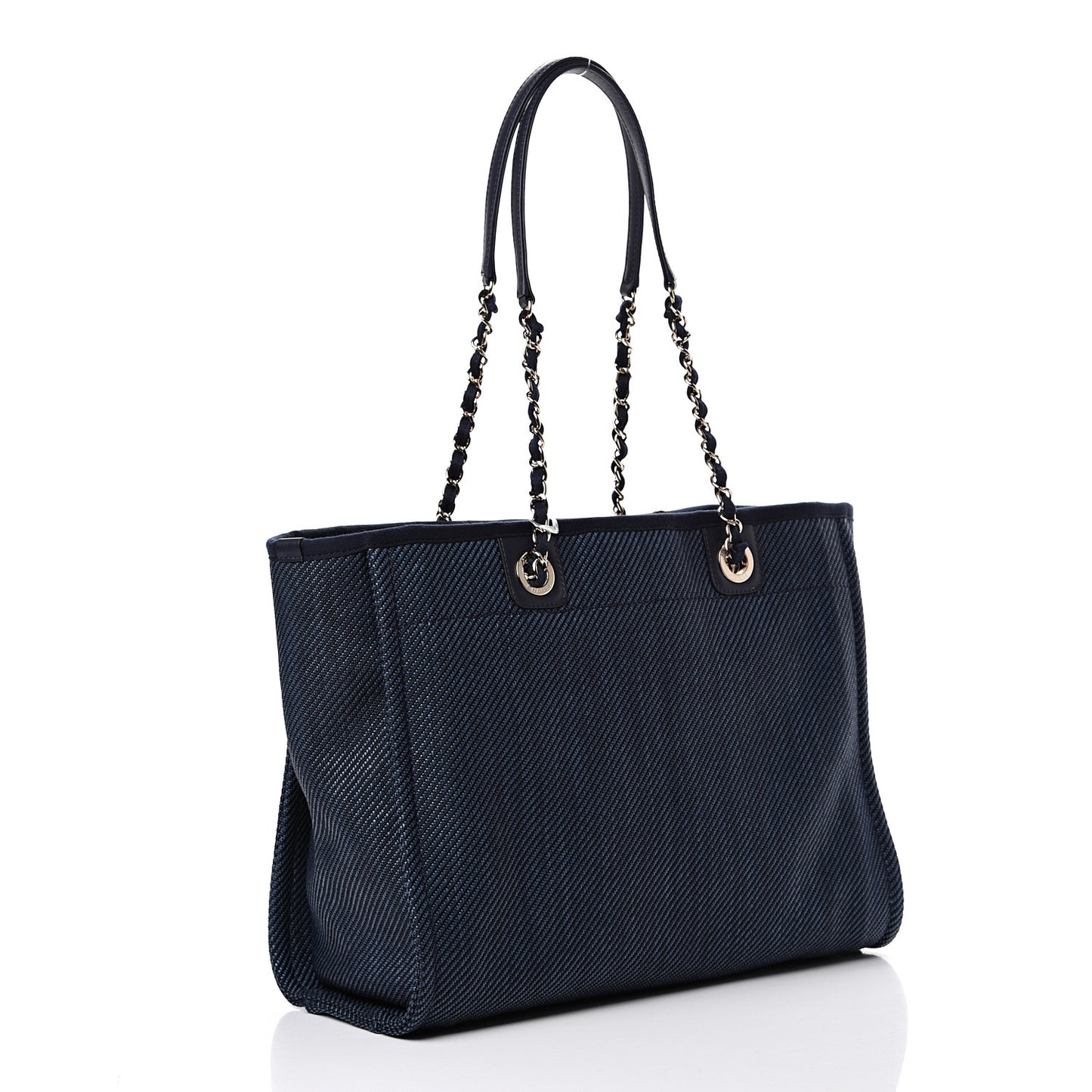 Denim Small Deauville Tote Dark Blue