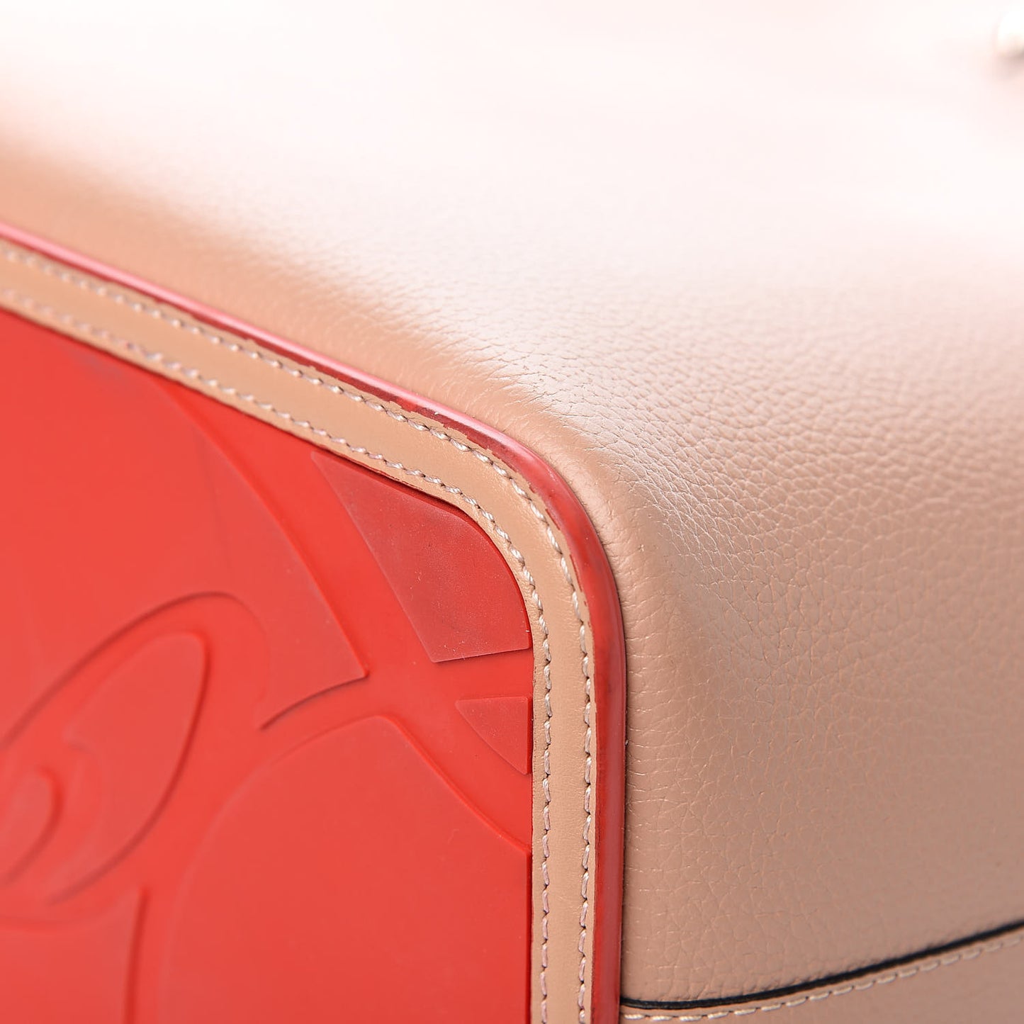 Calfskin Spikes East West Cabata Tote Ballerina