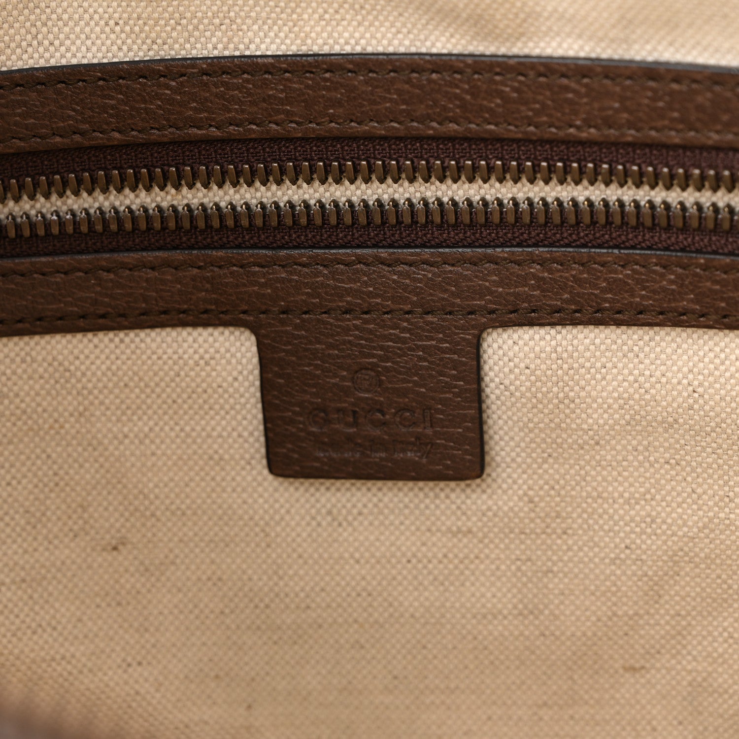 Gucci GG Supreme Monogram Web Small Ophidia Half Moon Hobo Brown 6 of 13