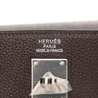 Hermes Togo Kelly Retourne 35 Chocolate 6 of 13