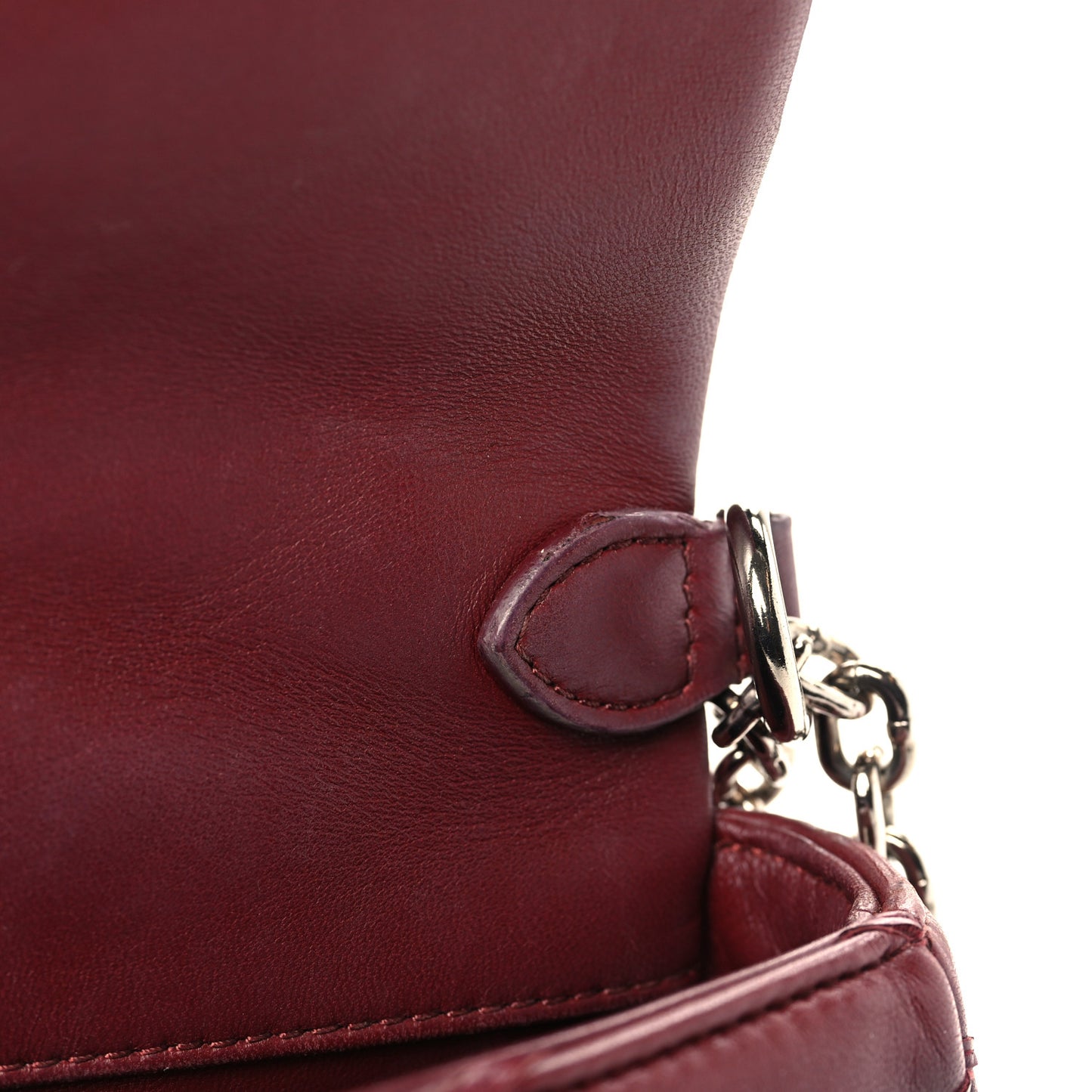 Lambskin Malletage GO-14 PM Bordeaux