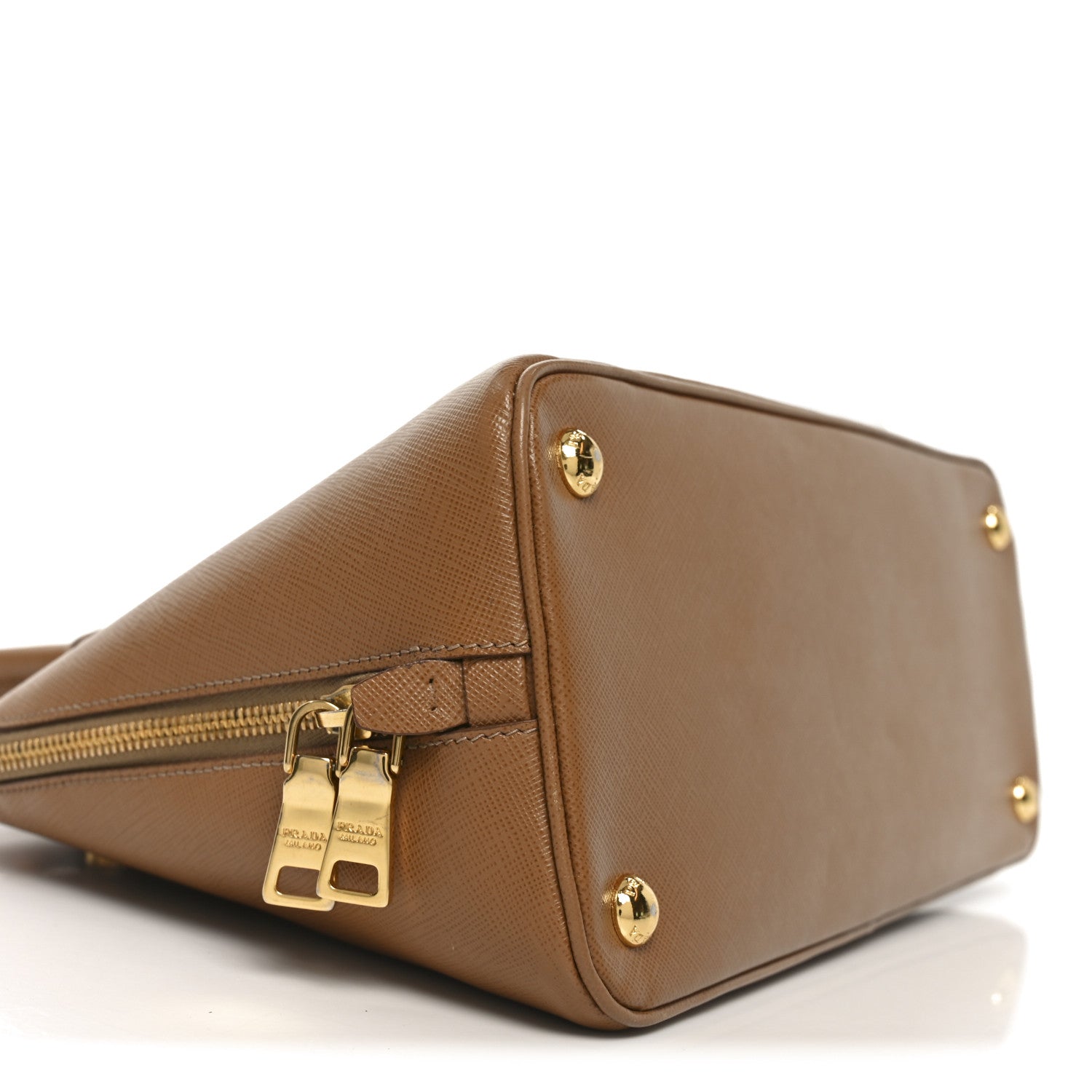 Prada Saffiano Lux Medium Promenade Tote Caramel 8 of 9