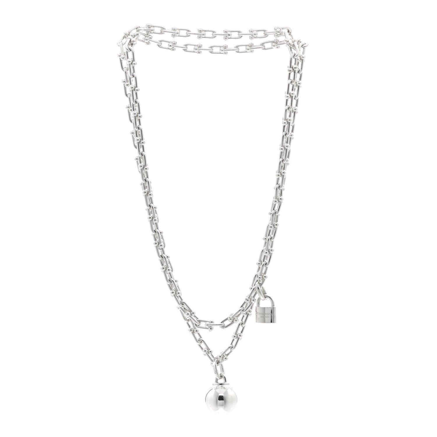 Tiffany Sterling Silver HardWear Wrap Necklace 3 of 5