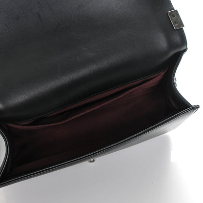 Chanel Calfskin Horizontal Quilted Medium Boy Flap Black 5 of 7