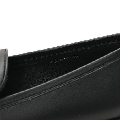 Chanel Lambskin Mens Stitched CC Loafers 42 Black 10 of 10