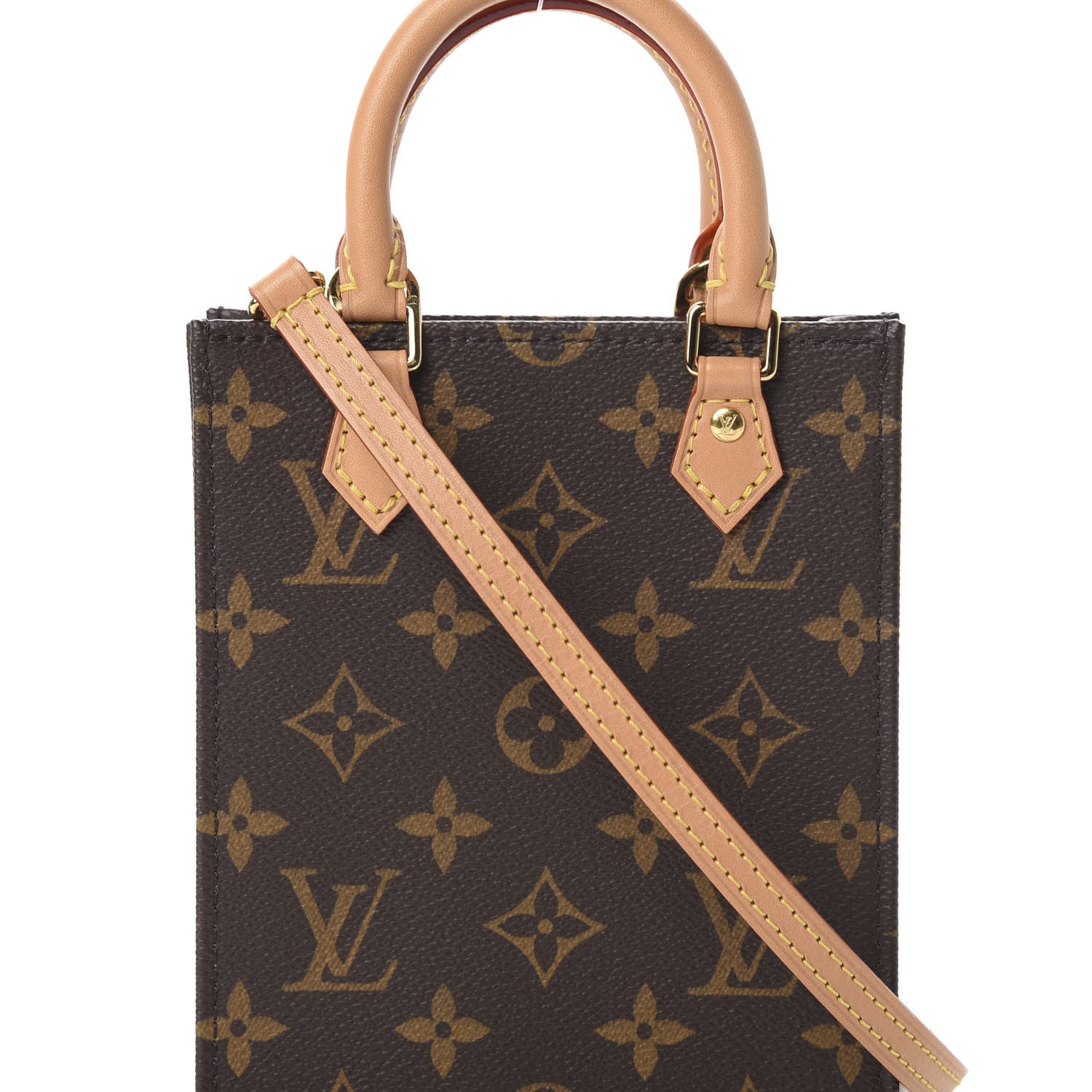 Louis Vuitton Monogram Petit Sac Plat 7 of 9