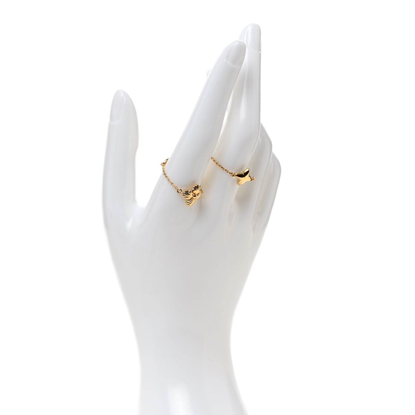 Crystal Blooming Strass Ring Set M Gold