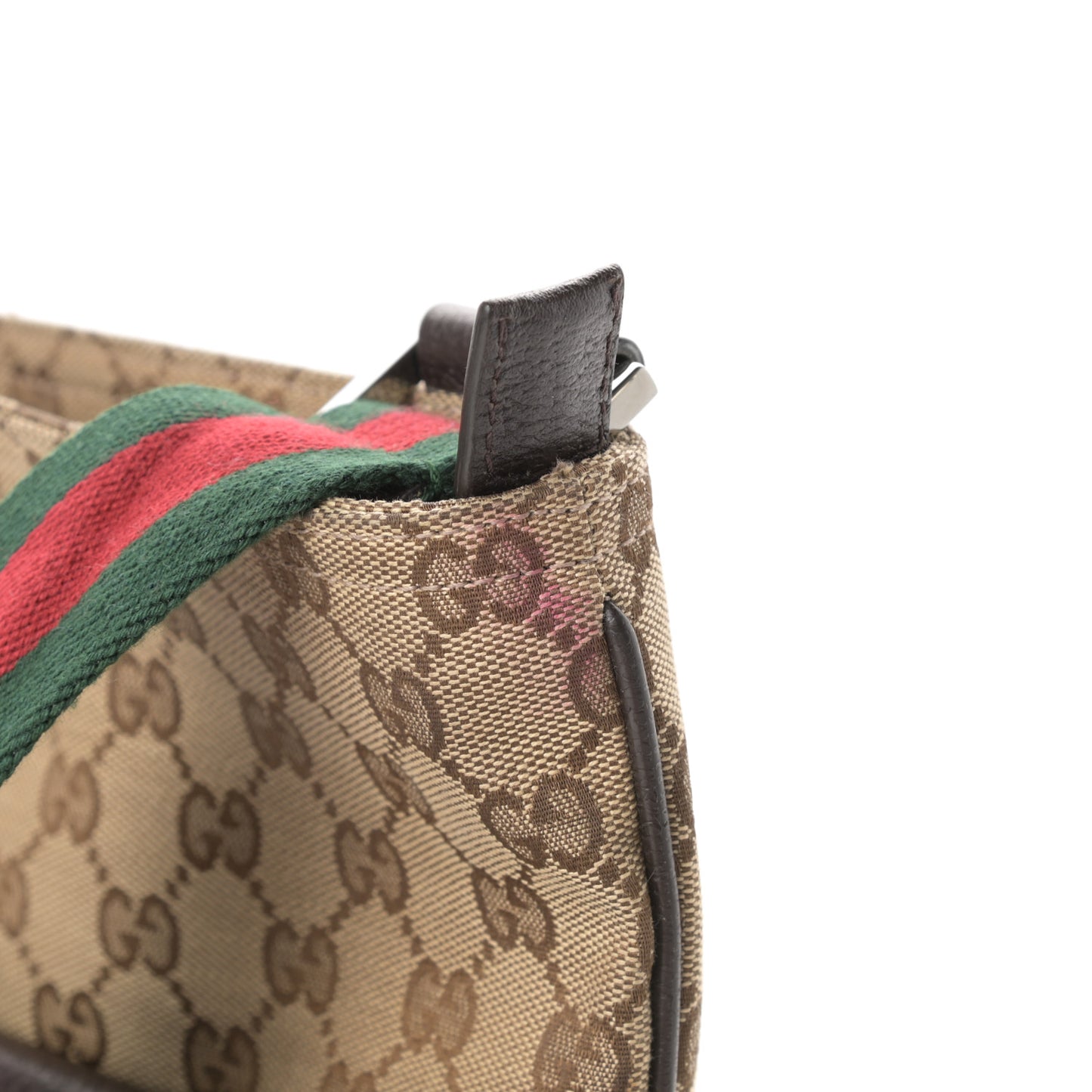 Monogram Signature Web Small Messenger Brown