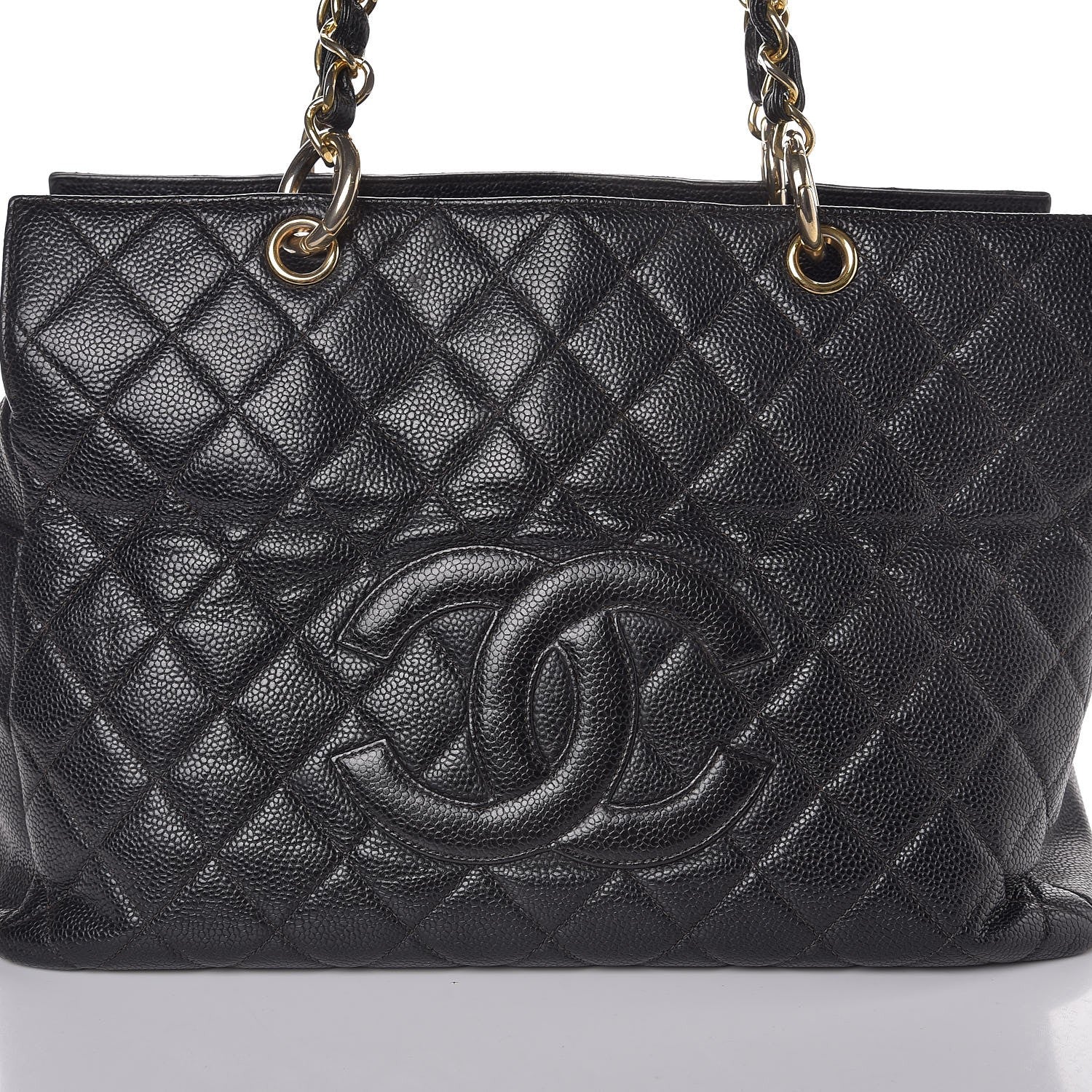 Chanel Caviar Quilted Grand Timeless Tote GTT Black 14 of 22