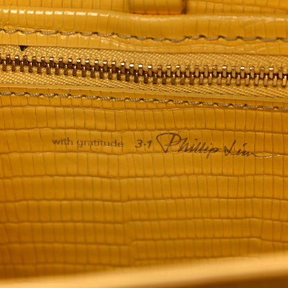 3.1 Phillip Lim Lizard Embossed Calfskin Mini Pashli Satchel Sunshine 6 of 10