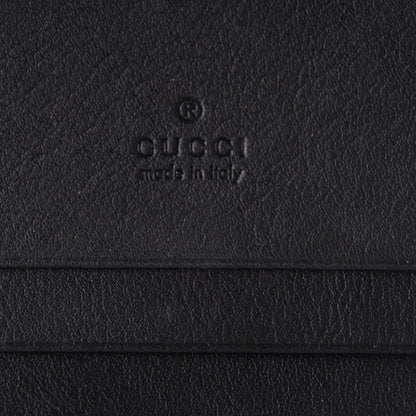 Gucci Calfskin Matelasse GG Marmont Card Case Black 6 of 7