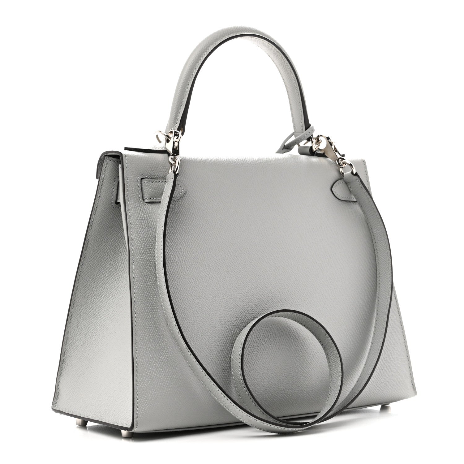 Hermes Epsom Kelly Sellier 28 Bleu Glacier 3 of 11