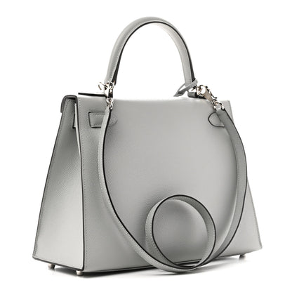Hermes Epsom Kelly Sellier 28 Bleu Glacier 3 of 11