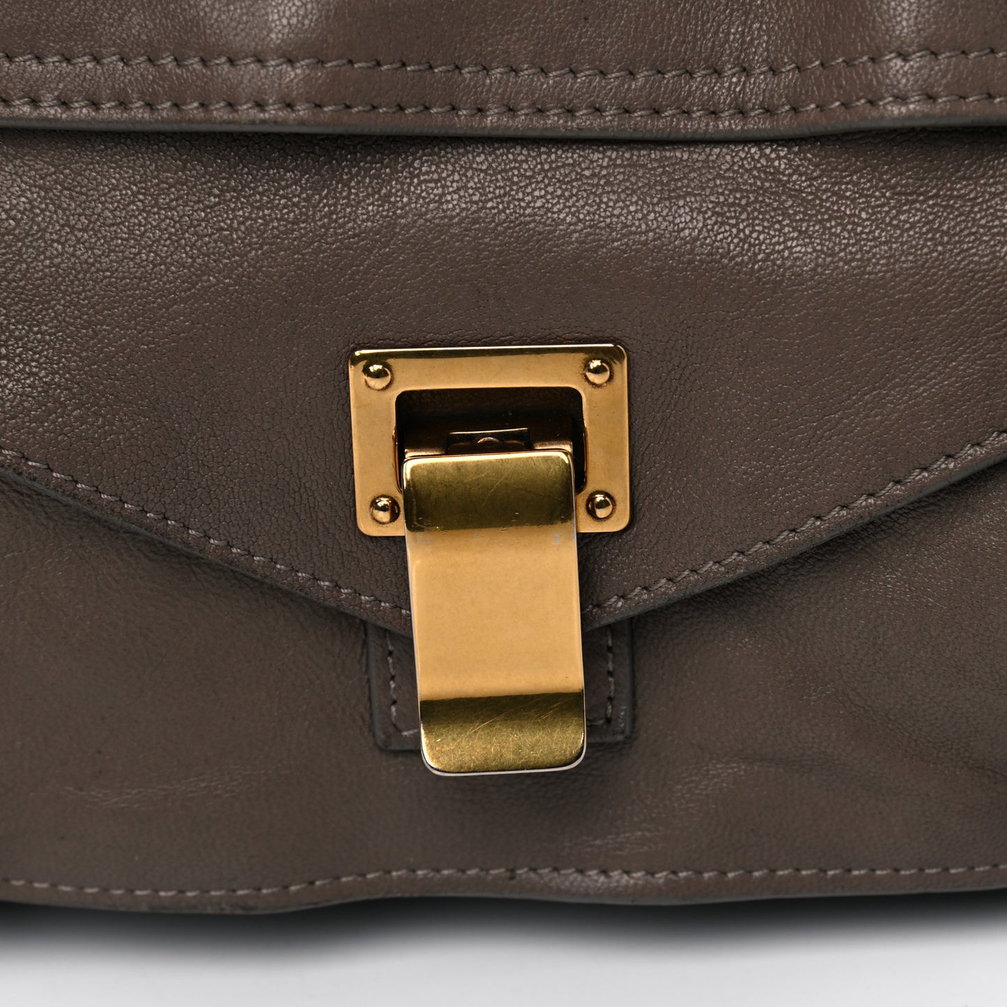 Lambskin Medium PS1 Satchel Smoke