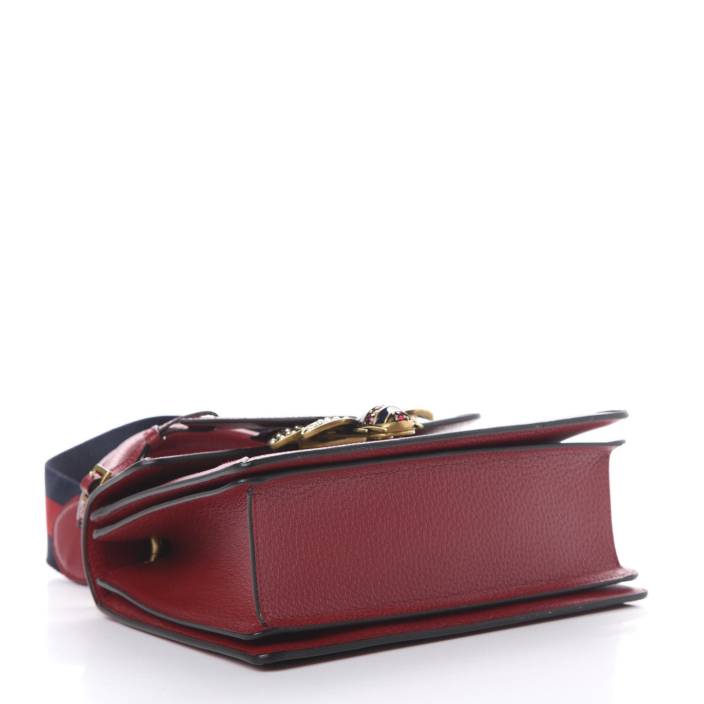 GG Supreme Monogram Small Queen Margaret Top Handle Bag Red