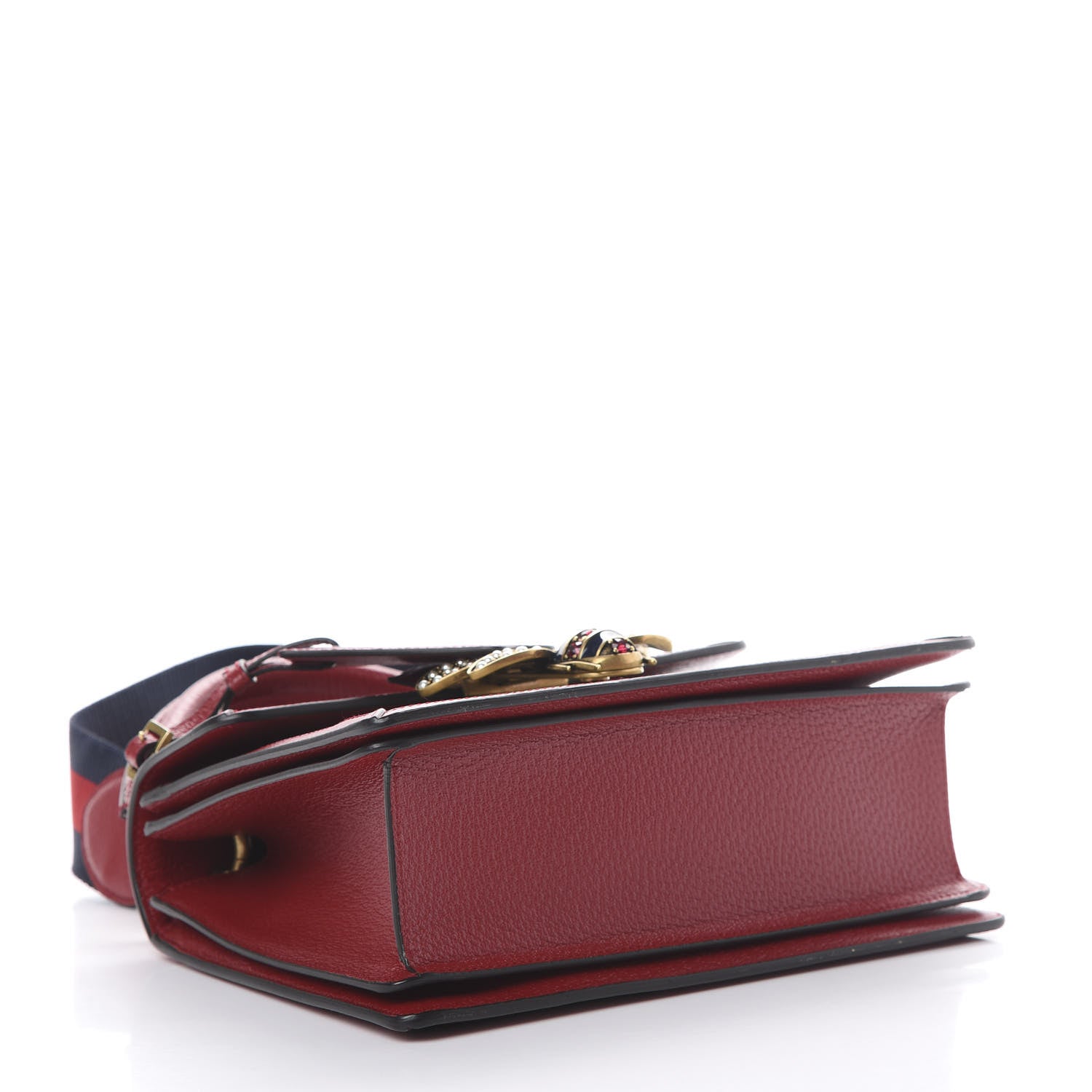 Gucci GG Supreme Monogram Small Queen Margaret Top Handle Bag Red 3 of 10
