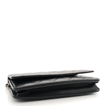 Chanel Caviar Quilted Wallet on Chain WOC Black 4 of 11