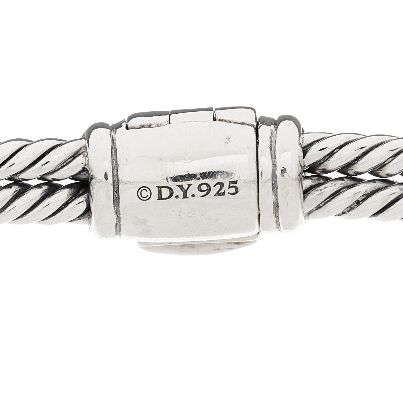 Sterling Silver Diamond 7mm Mini Loop Labyrinth Bracelet