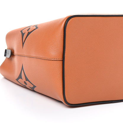Louis Vuitton Empreinte Monogram Giant Crafty Neonoe MM Caramel Black 10 of 11