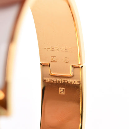 Hermes Enamel Narrow Clic Clac H Bracelet PM White 5 of 6