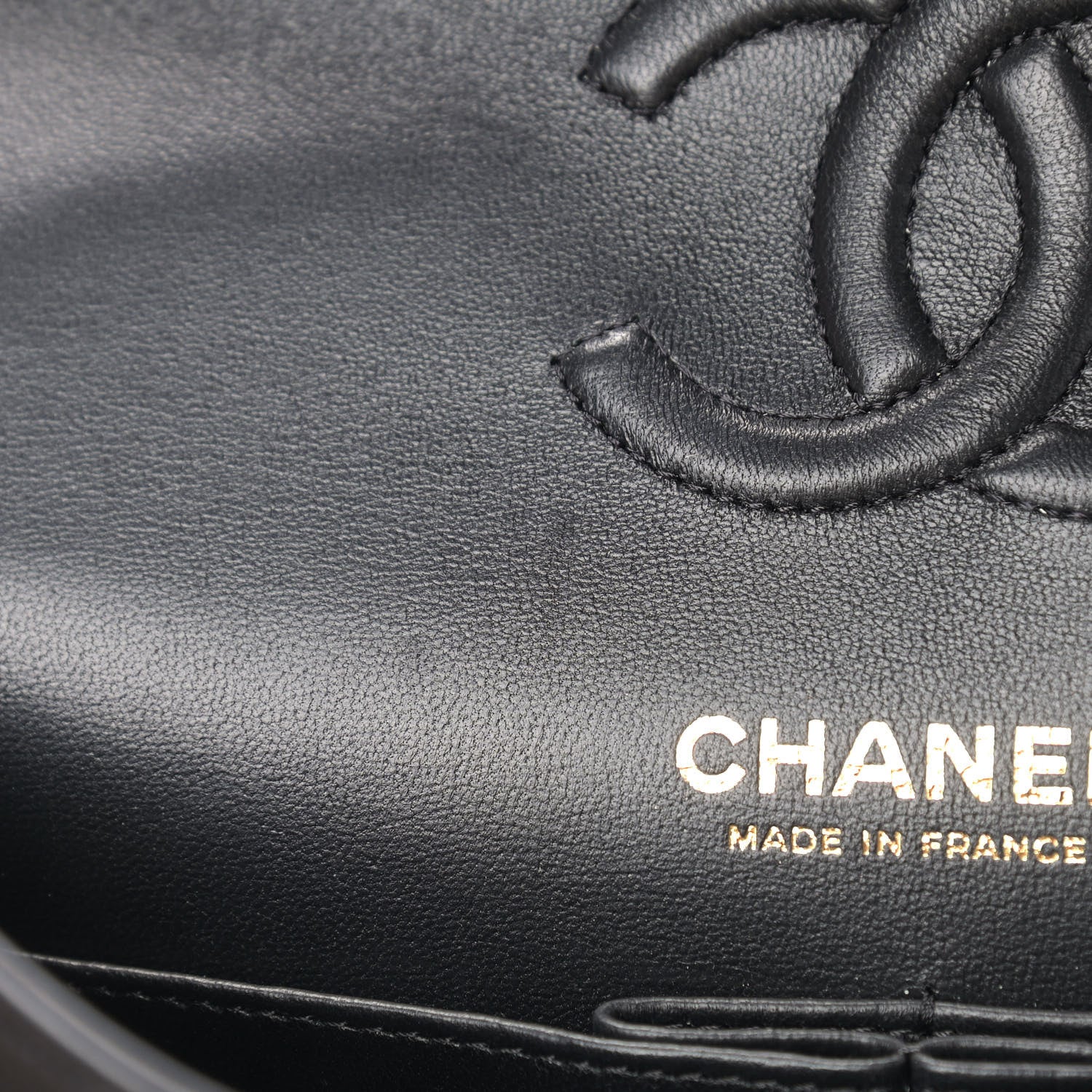 Chanel Lambskin Quilted Small Double Flap Black 16 of 17