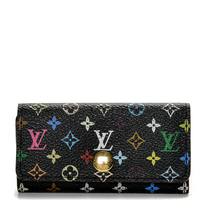 Louis Vuitton Monogram Multicolor Multicles 4 Key Holder Black Grenade 1 of 6