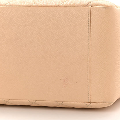 Chanel Caviar Quilted Grand Shopping Tote GST Beige Clair 11 of 12