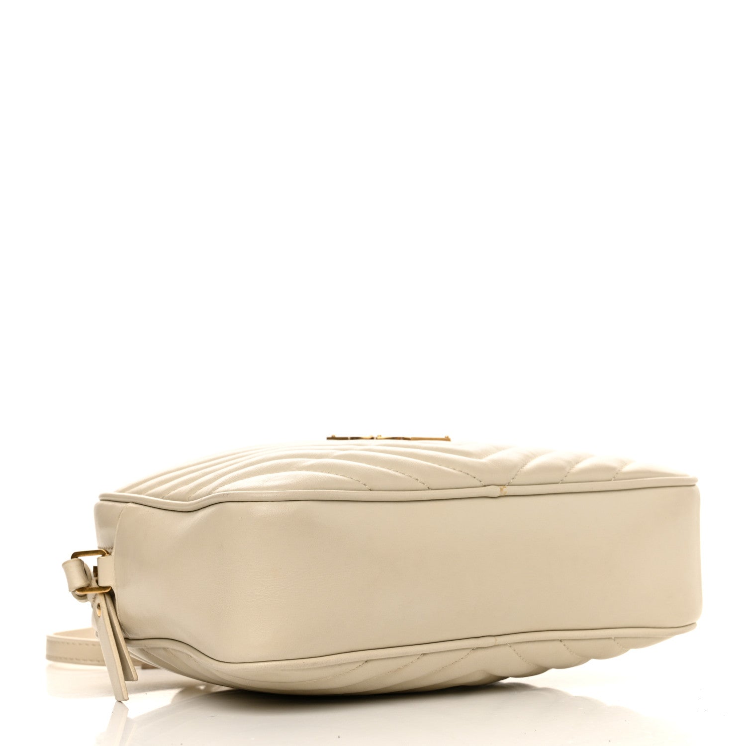 Saint Laurent Calfskin Matelasse Monogram Lou Camera Bag Crema Soft 4 of 19