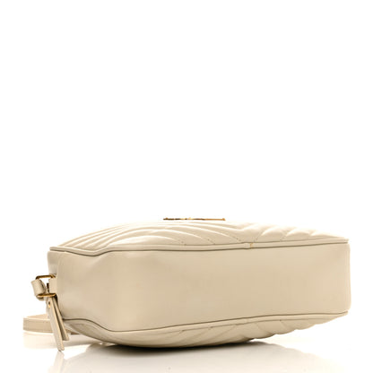 Saint Laurent Calfskin Matelasse Monogram Lou Camera Bag Crema Soft 4 of 19