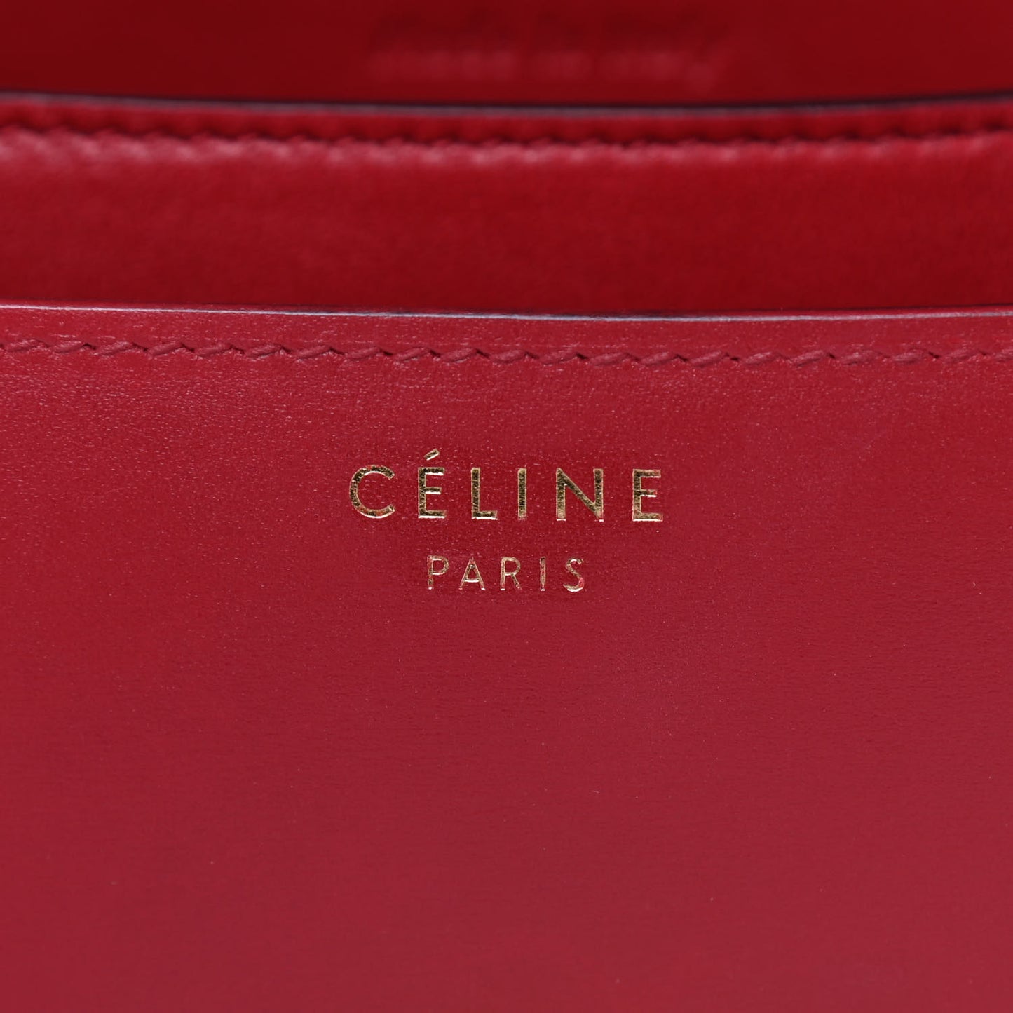 Box Calfskin Medium Classic Box Flap Bag Red