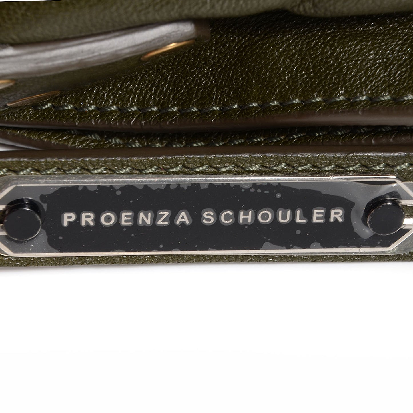 Lambskin PS1 Extra Large Satchel Military