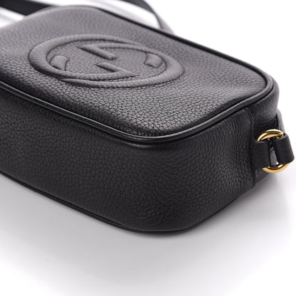 Gucci Pebbled Calfskin Mini Soho Disco Bag Black 7 of 7