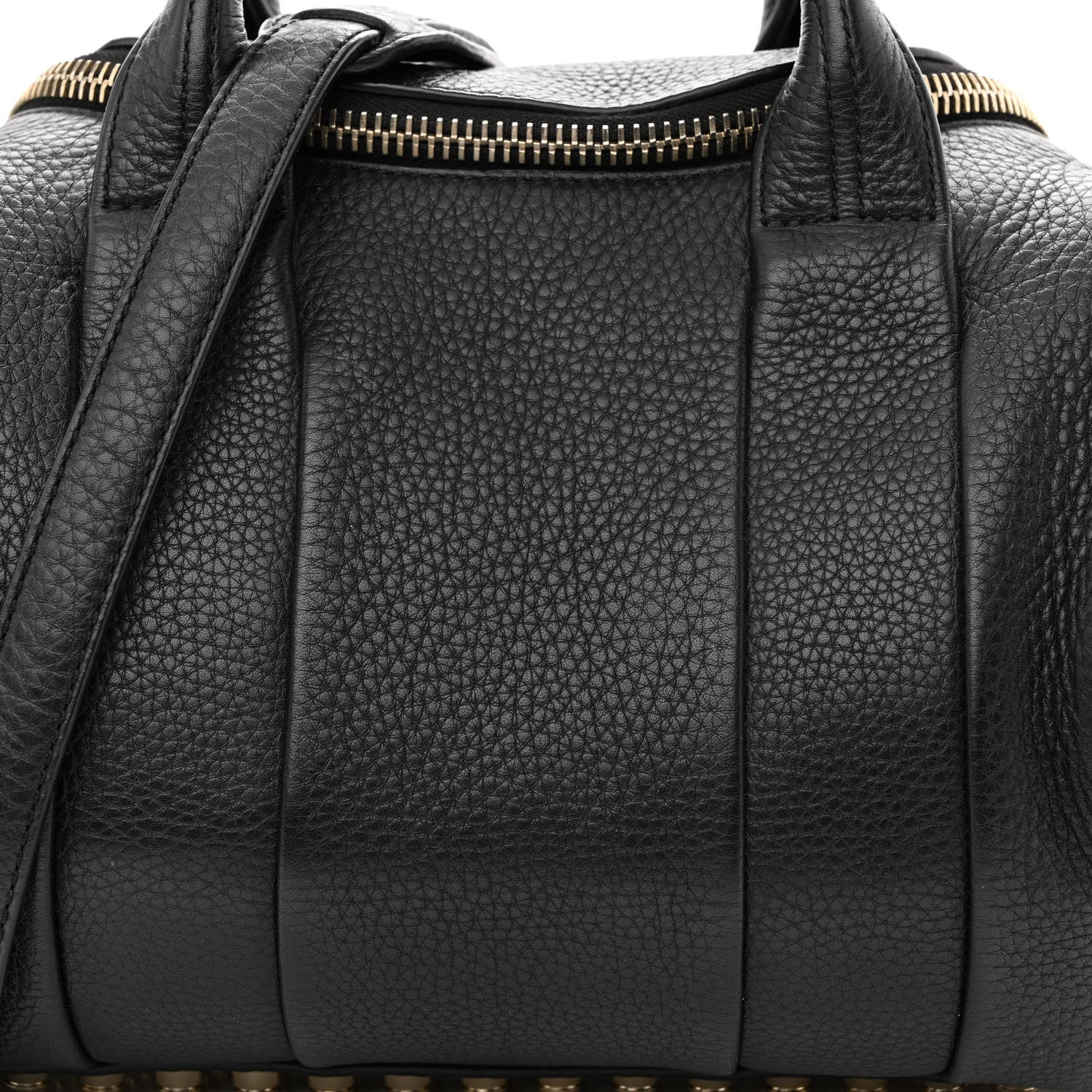 Alexander Wang Pebbled Lambskin Mini Rockie Black Pale Gold Hardware 8 of 10