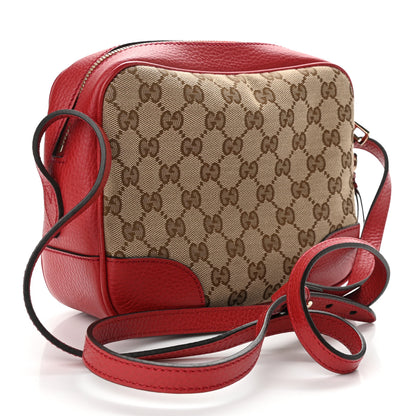Gucci Monogram Mini Bree Messenger Bag Red 3 of 10