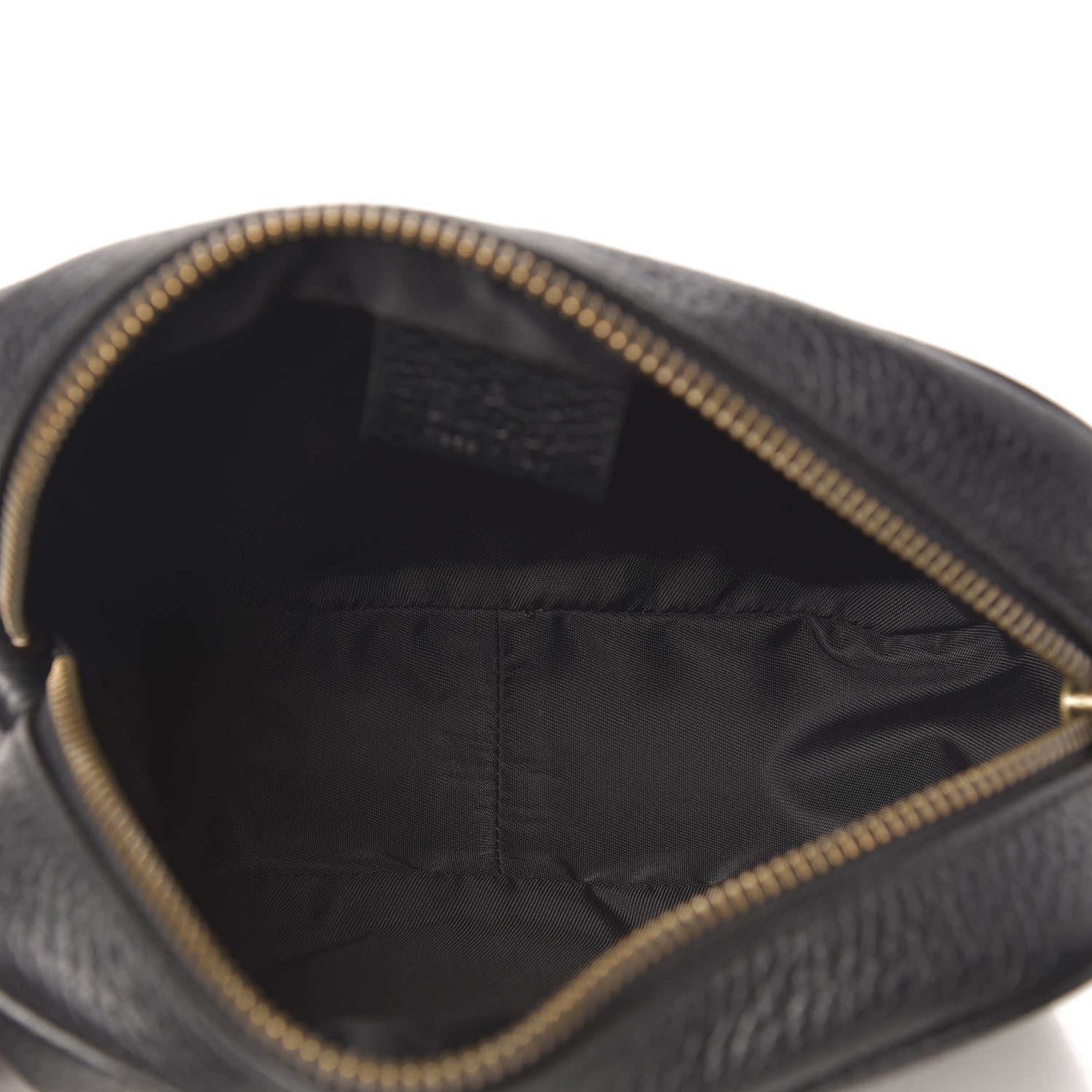 Gucci Pebbled Calfskin Mini Soho Disco Bag Black 5 of 9