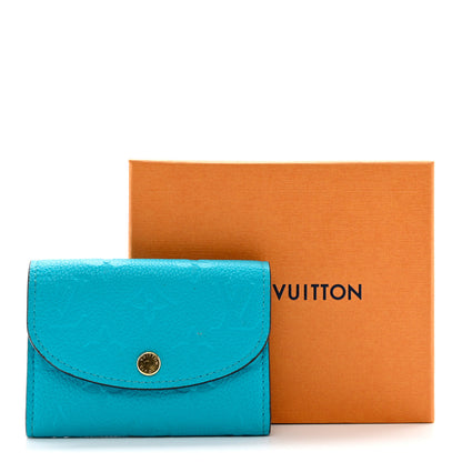 Louis Vuitton Empreinte Rosalie Coin Purse Turquoise 7 of 8