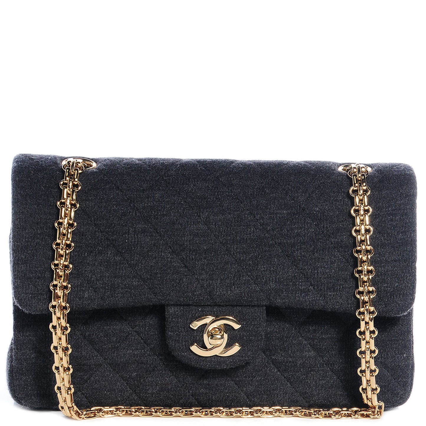 Jersey Small Double Flap Navy