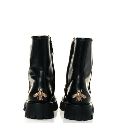 Gucci Cordovan Lux Womens Harald Horsebit 25mm Platform Boots 39 Black 5 of 9