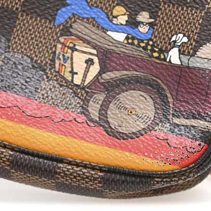 Louis Vuitton Damier Ebene 2015 Christmas Animation Mini Pochette Accessories 9 of 9