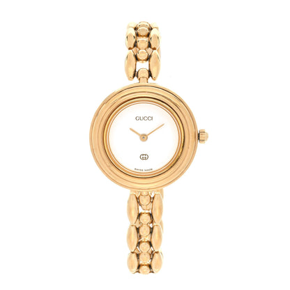 Gucci Stainless Steel 26mm Rice Link Interchangeable Bezel Quartz Watch 1 of 5