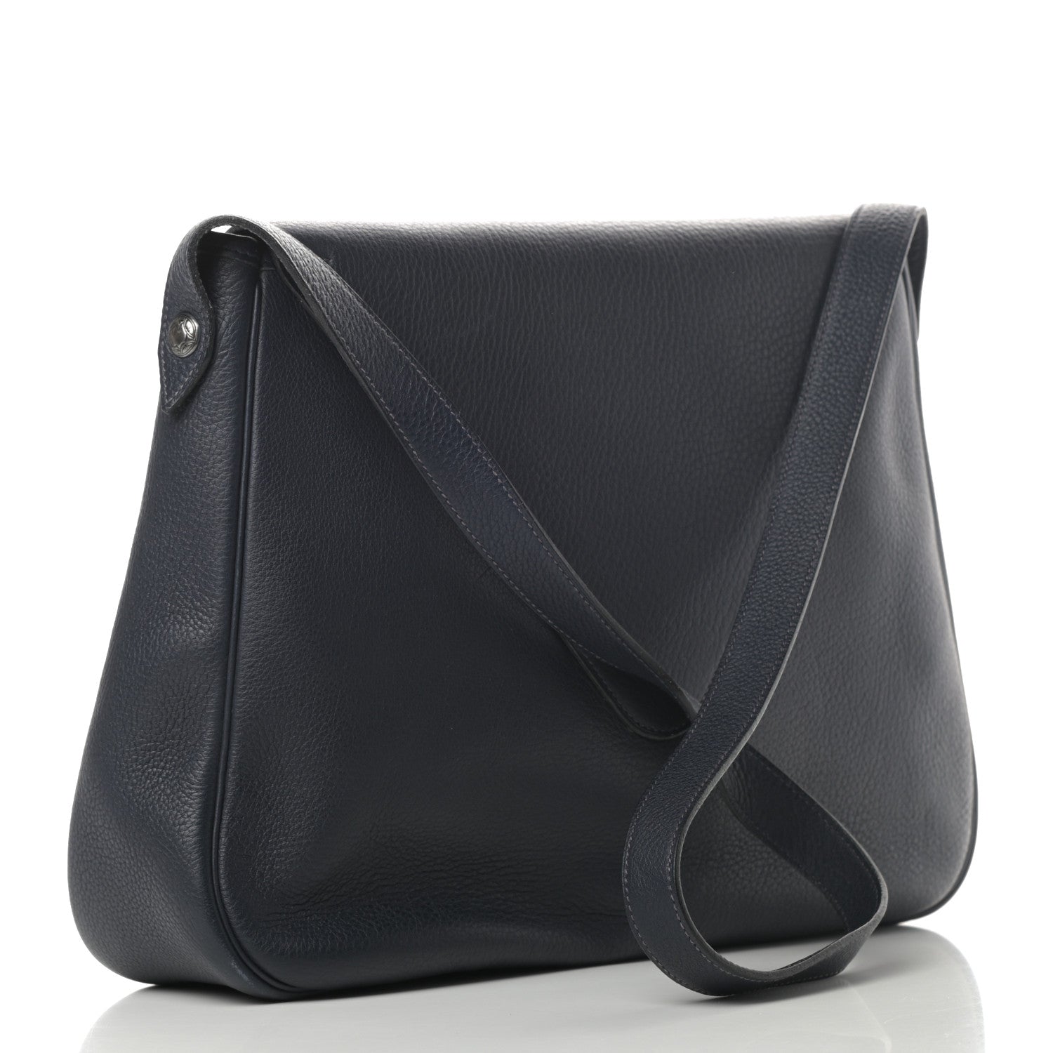 Hermes Taurillon Clemence Christine Bleu Indigo 3 of 15