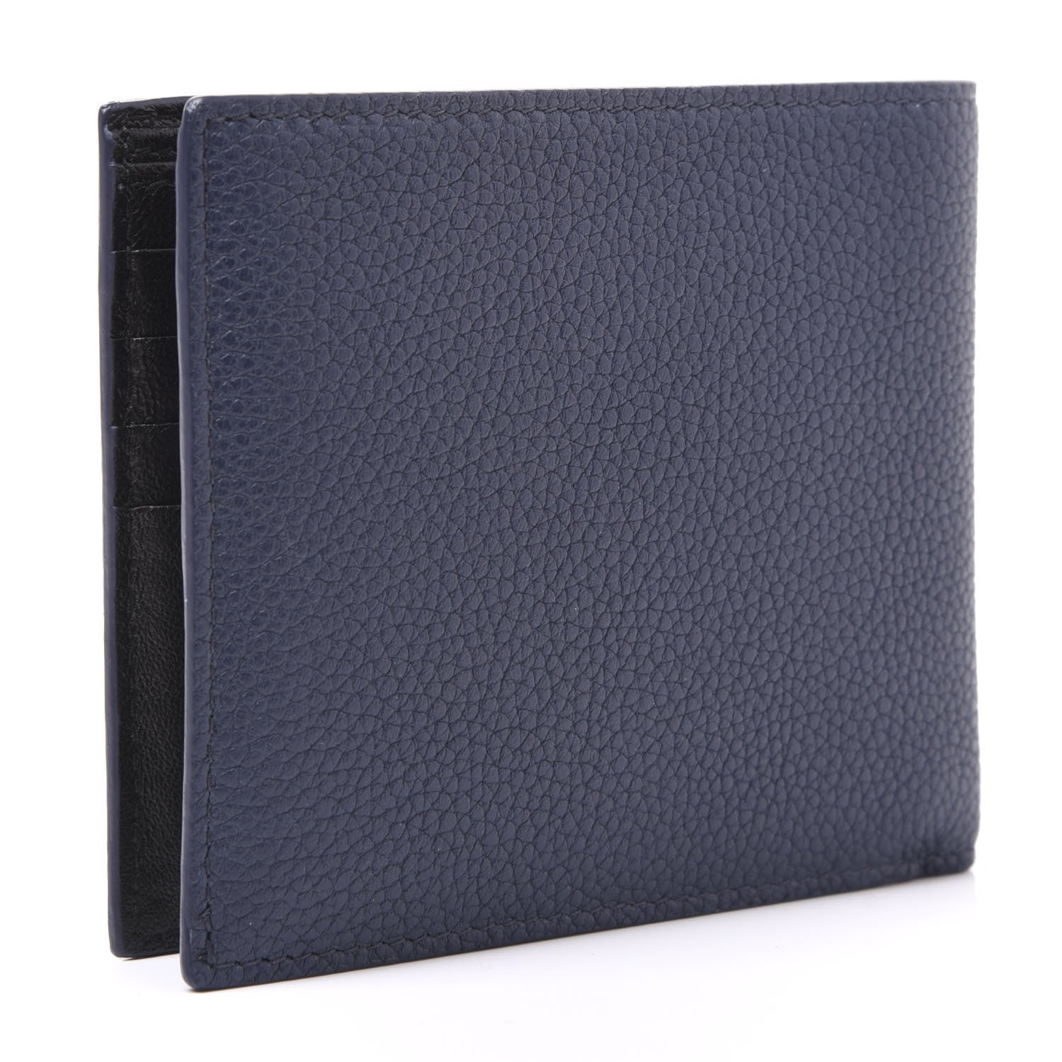 Balenciaga Calfskin Everyday Square Bi-Fold Wallet Bleu 2 of 8