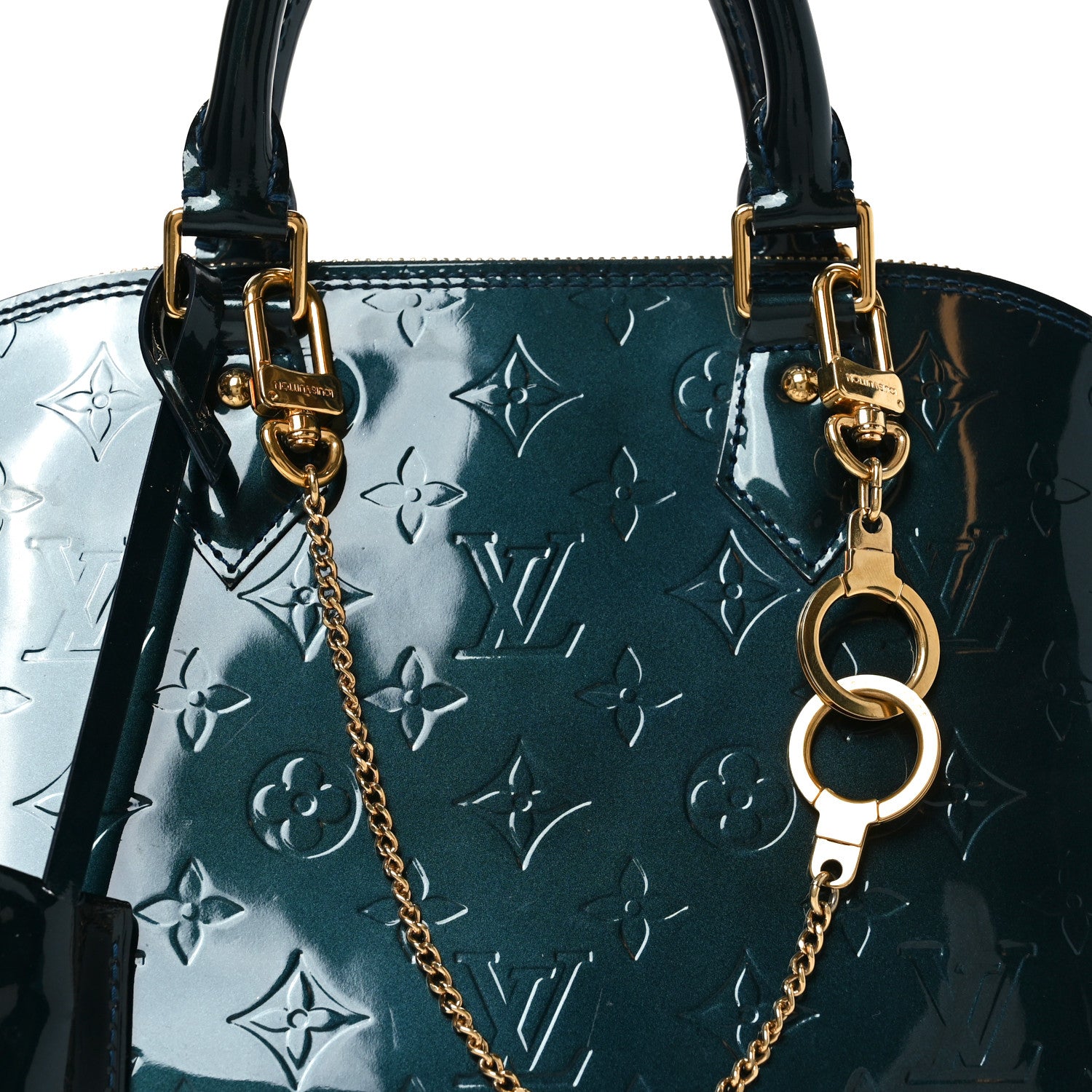 Louis Vuitton Vernis Alma PM Blue Nuit 1850248 – FASHIONPHILE
