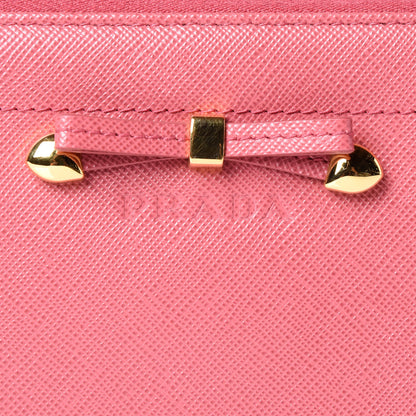 Prada Saffiano Chic Bow Zip Around Wallet Tamaris 9 of 10