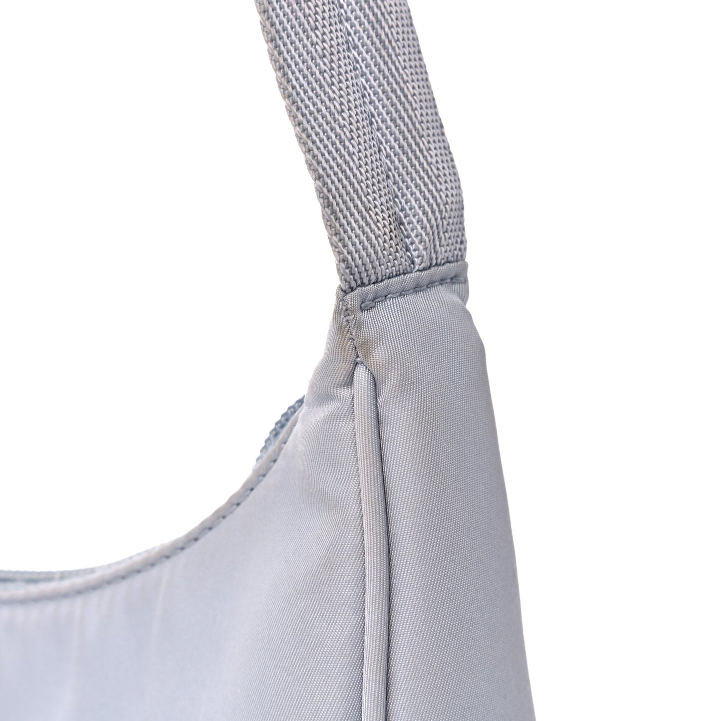 Re-Nylon Saffiano Mini Re-Edition 2005 Bag Fiordaliso