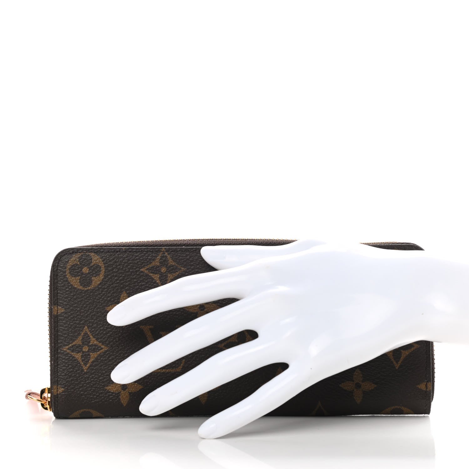 Louis Vuitton Monogram Clemence Wallet Rose Ballerine 2 of 14