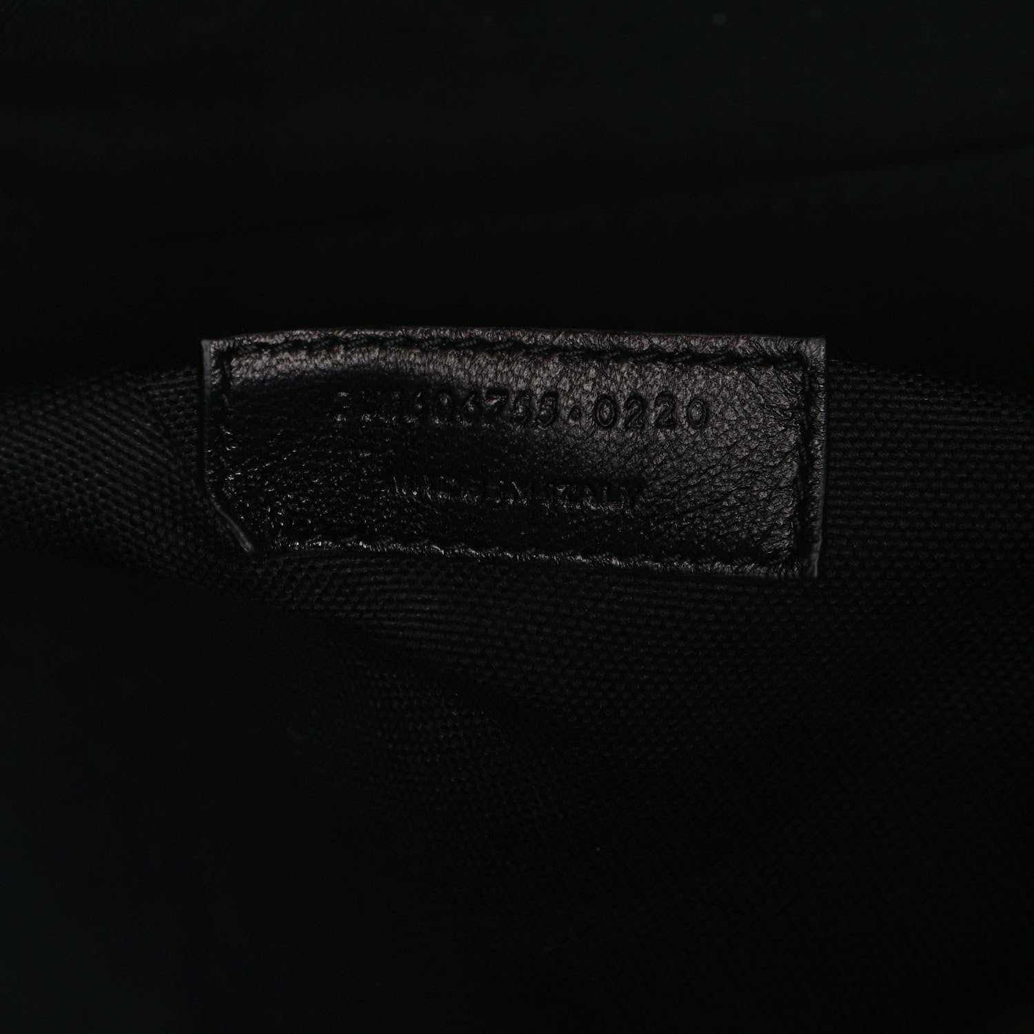 Saint Laurent Suede Calfskin Studded Fringe Toy Shopping Tote Black 6 of 9