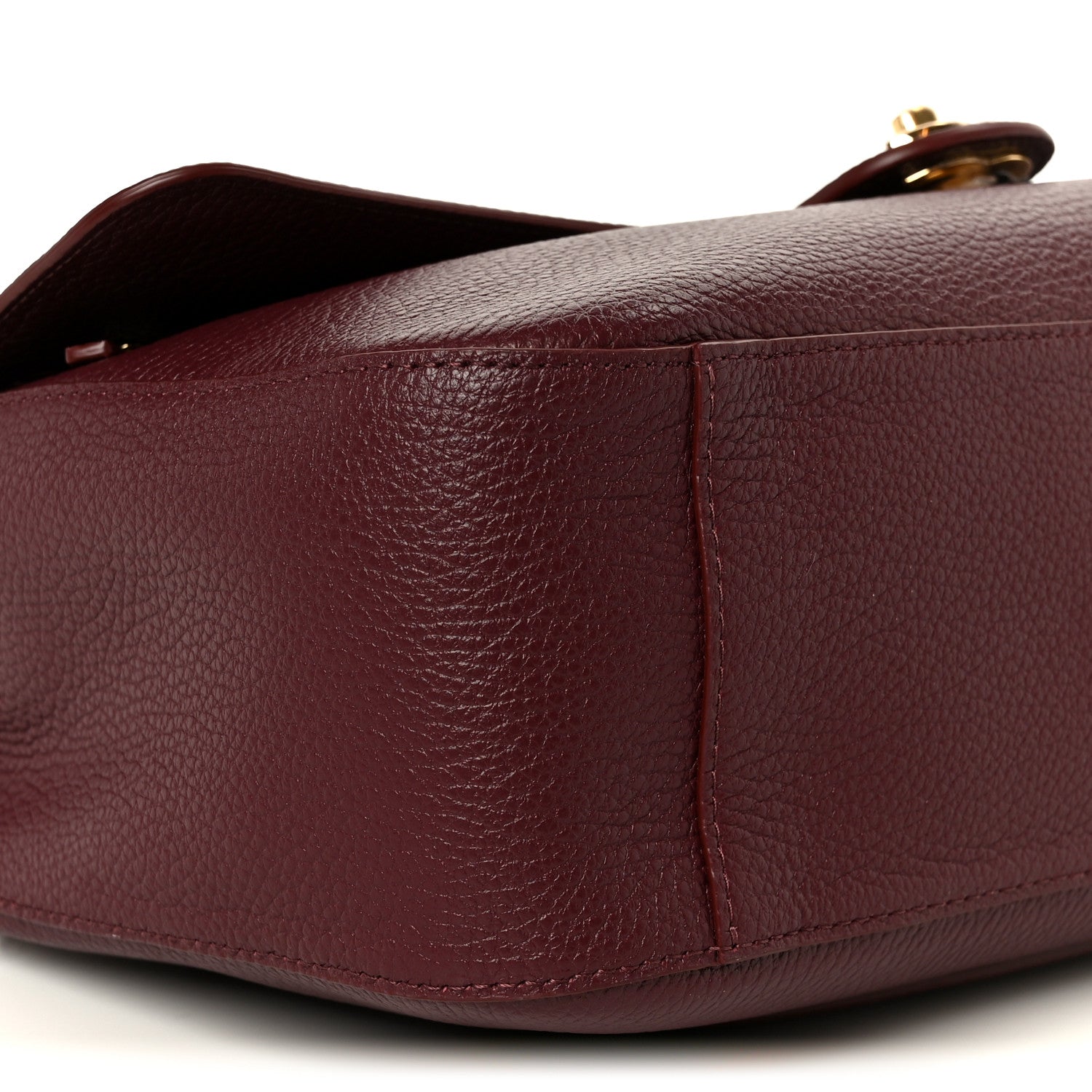 Chanel Grained Calfskin Small Souplissimo Maxi Flap Burgundy 9 of 11